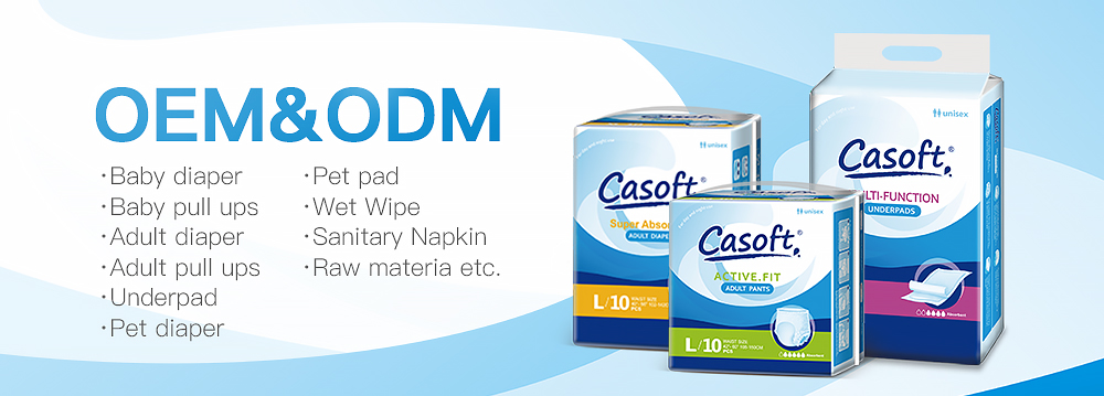 Casoft Wholesale Fabric High Quality Disposable Adult Nappies