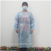 Disposable Back Button Isolation Gown