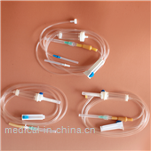 High Successful Rate disposable i.v infusion set for air-extraction