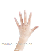 Disposable medical PVC gloves