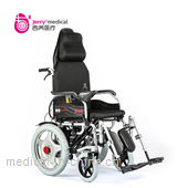 Hot selling  folding dual control power elctric wheelchair with removable lithium battery