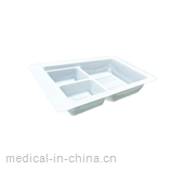 Vacuum forming blister plastic compartments tray